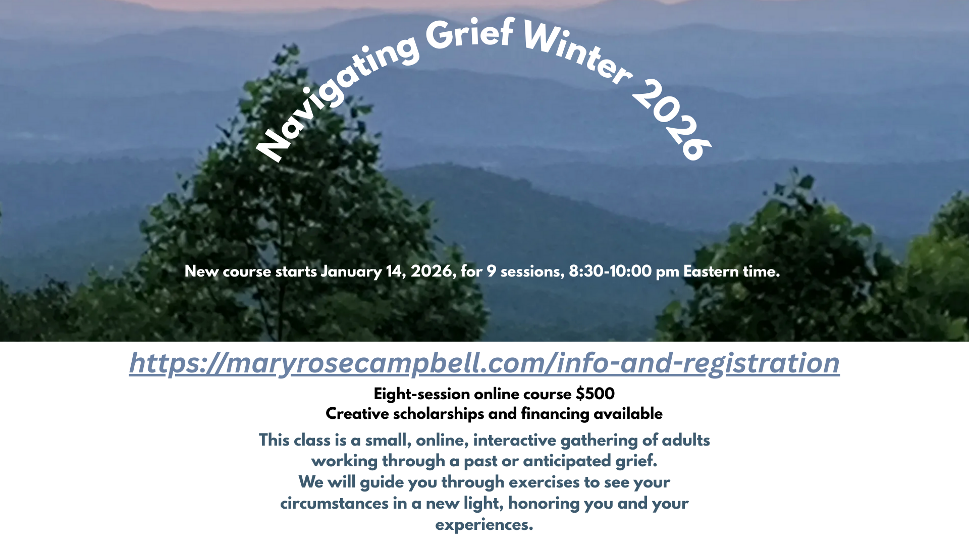 Navigating Grief Winter 2026