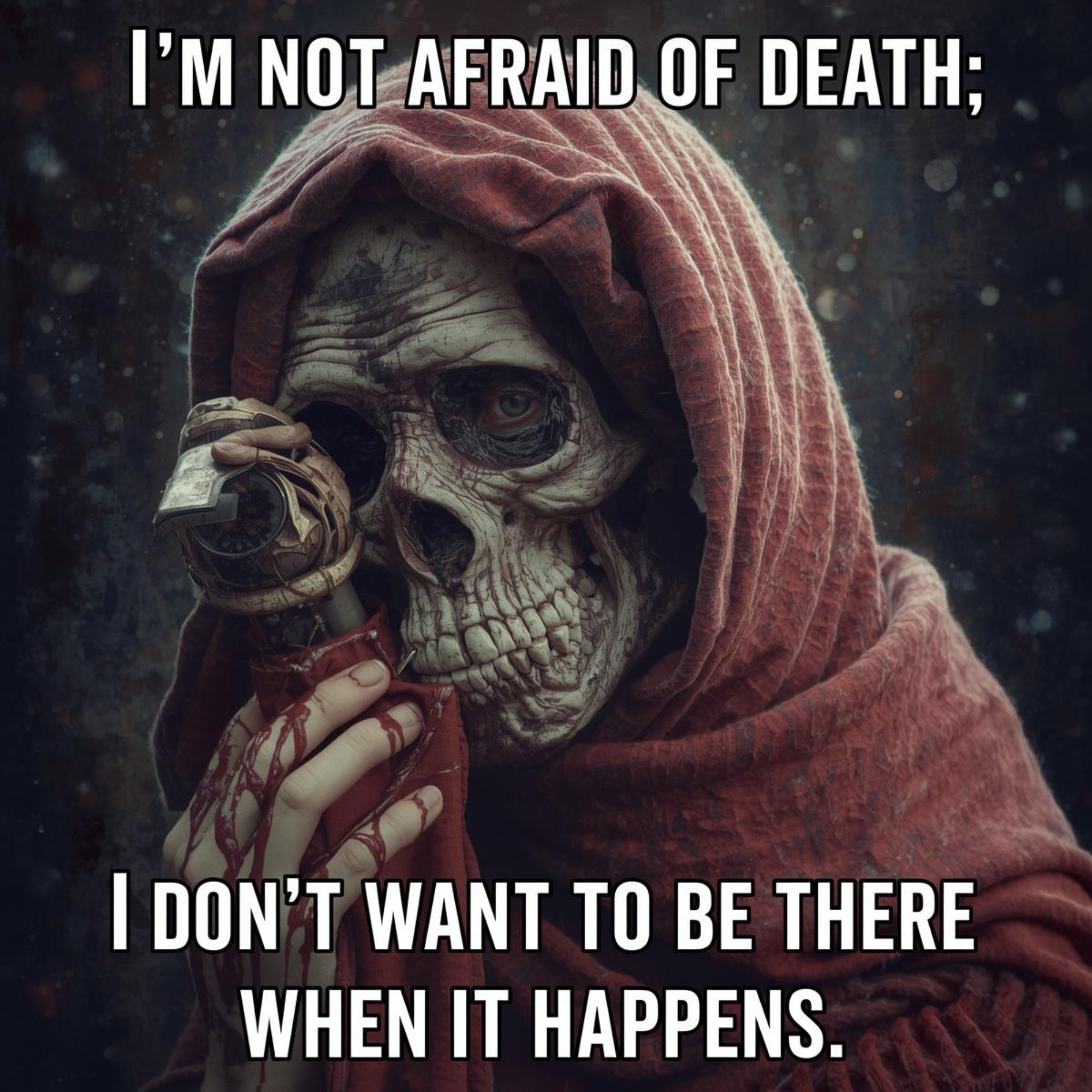 Death humor